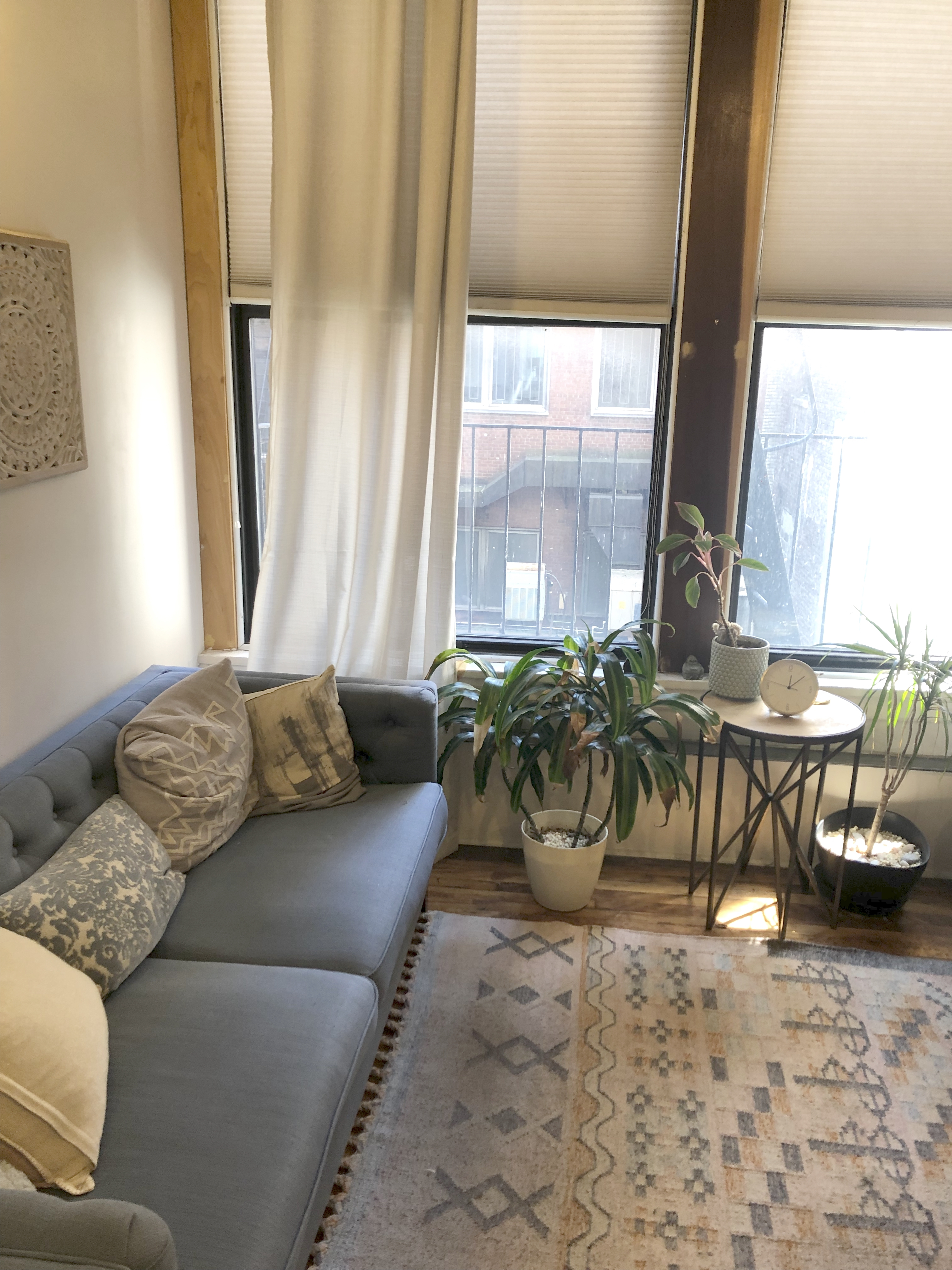 Entrance to professional office building with large windows