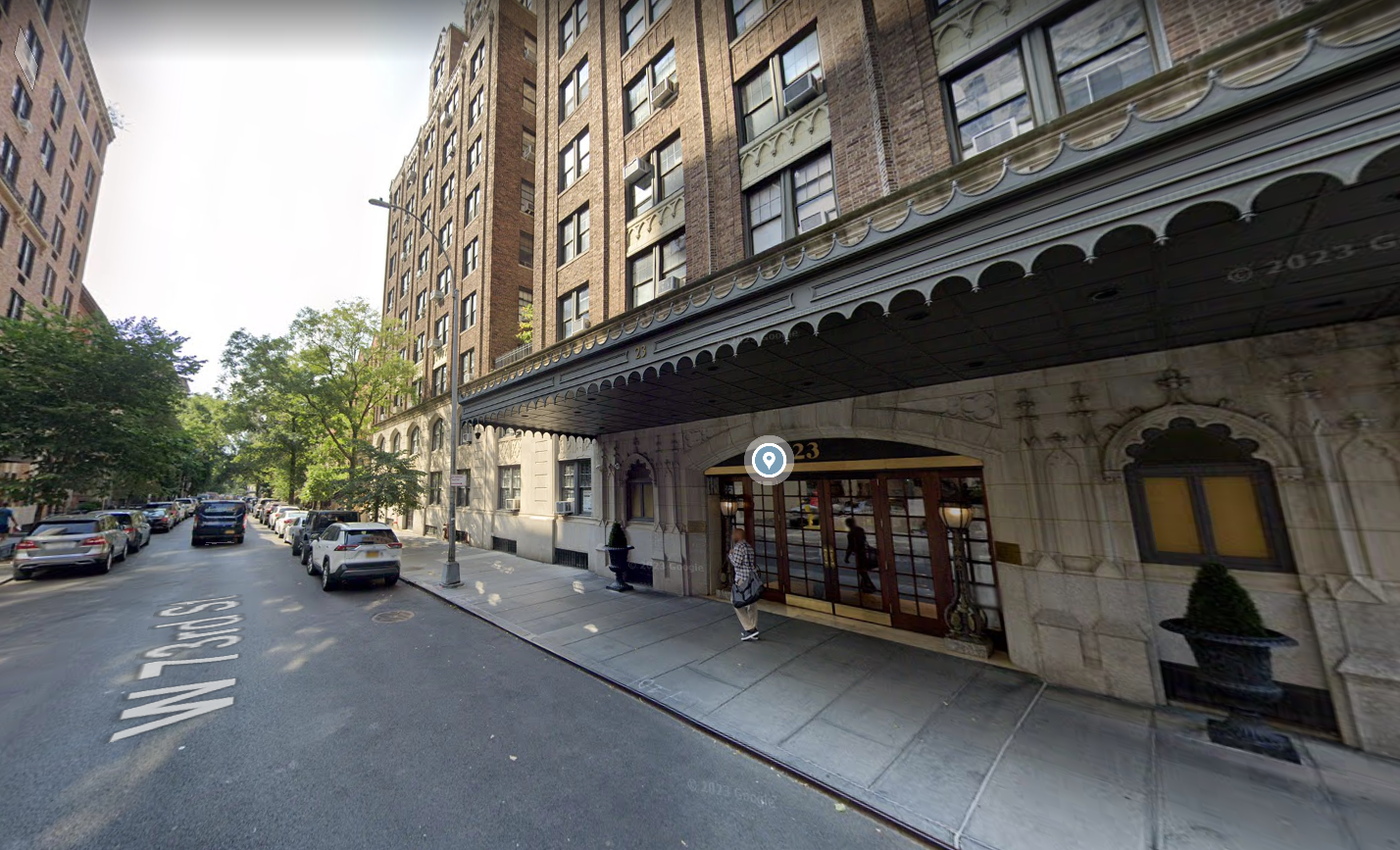 High-rise office building in an urban neighborhood