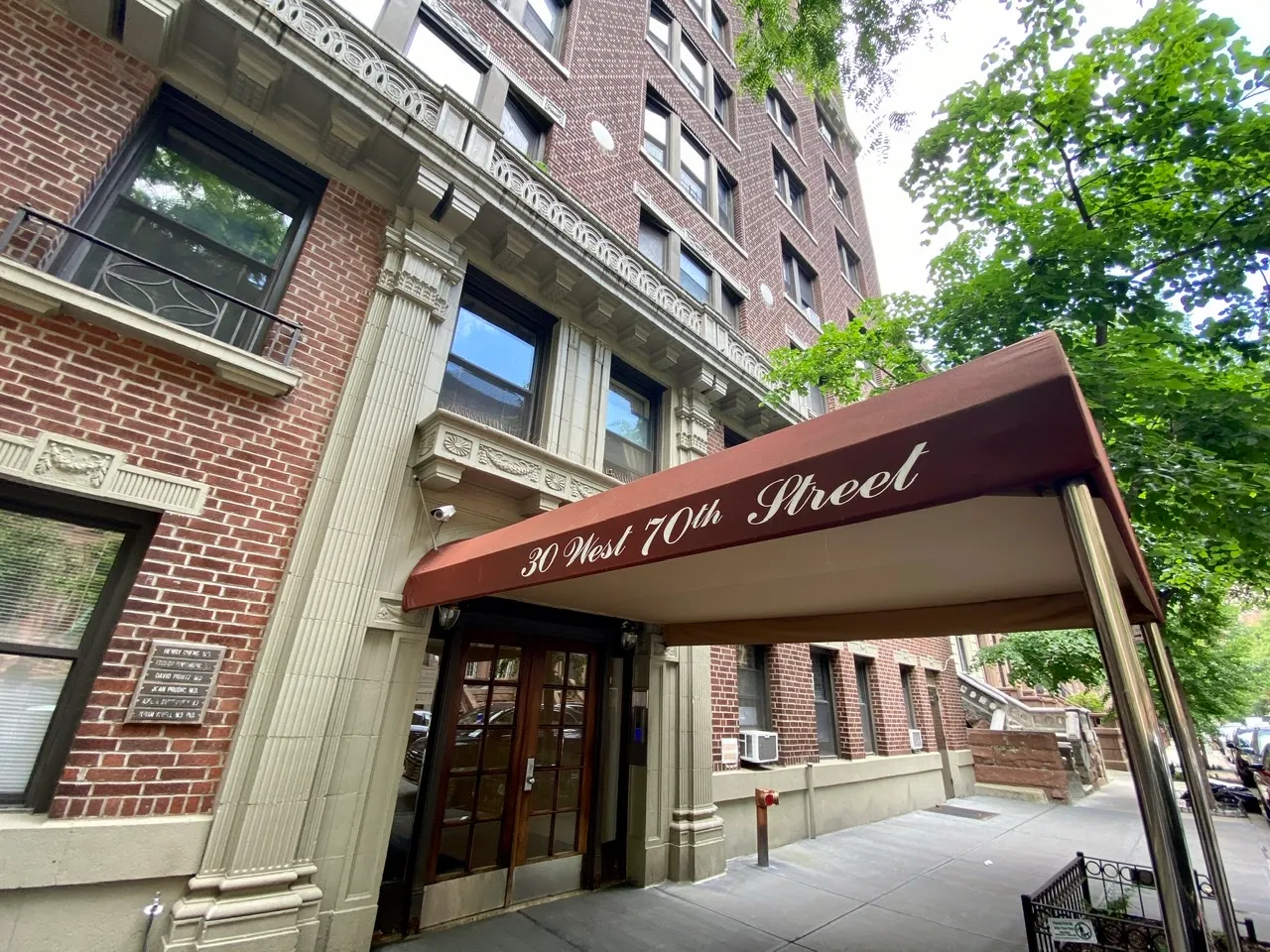 Reception area with seating and clinical decor