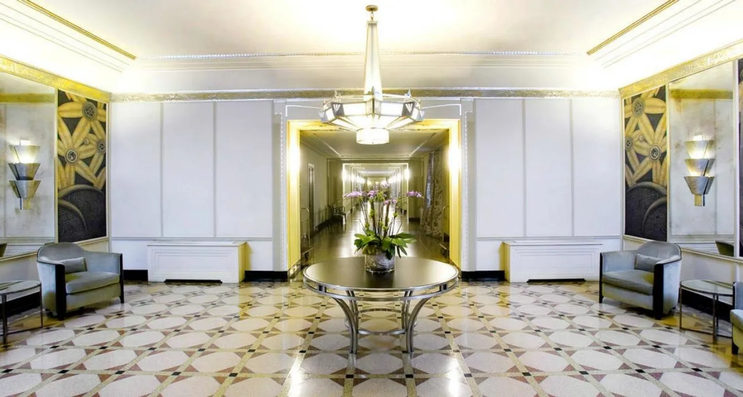 Exterior view of office building on Central Park West